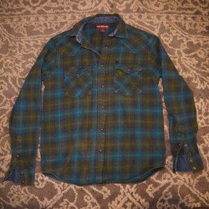 Cody James Western Flannel Button Up Small